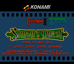 Castlevania II - Simon's Guest (Hack)